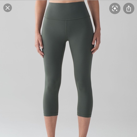 lululemon athletica Pants - Lululemon align crop 19” dark forest